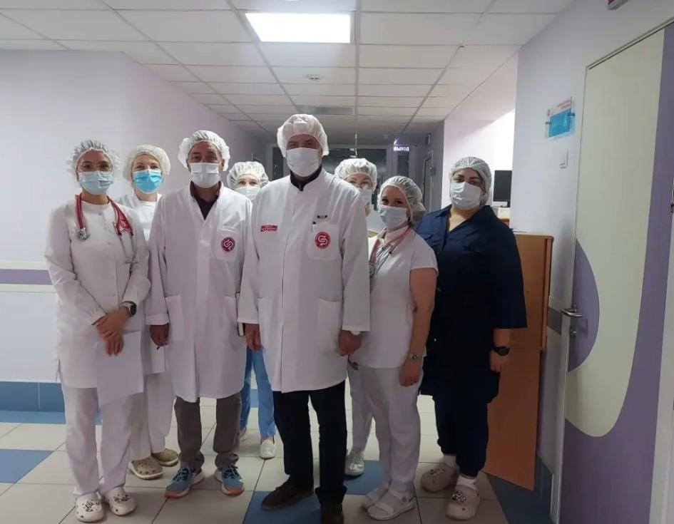 Сегодня, 9 сентября состоялся обход главного врача Сергея Борисовича Рыбалкина в инфекционном отделении № 1